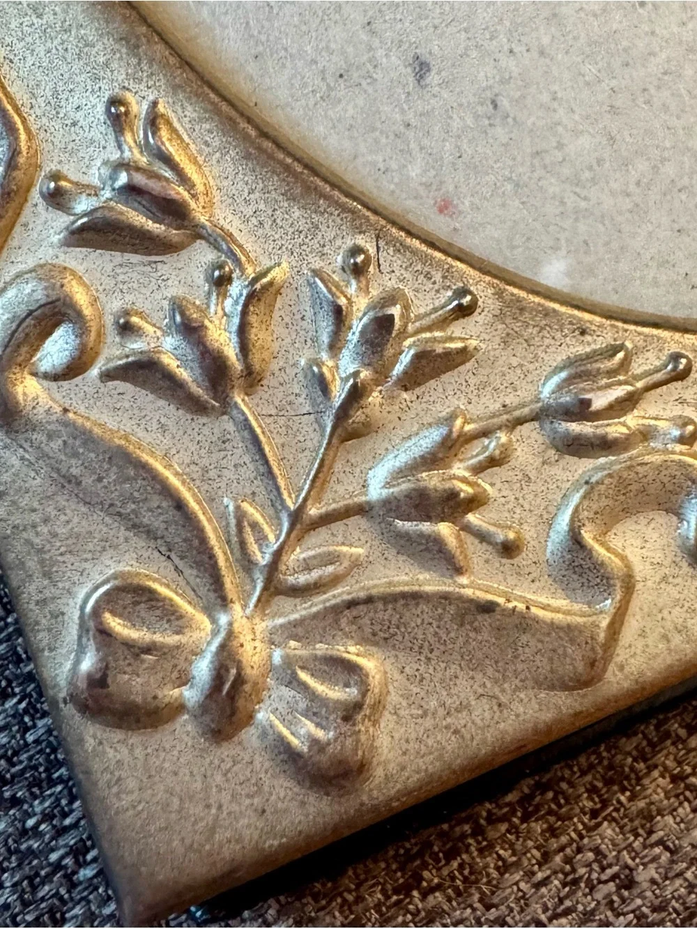 Vintage Set of 2 Godinger Silver Plated Small Picture Frames-Freestanding